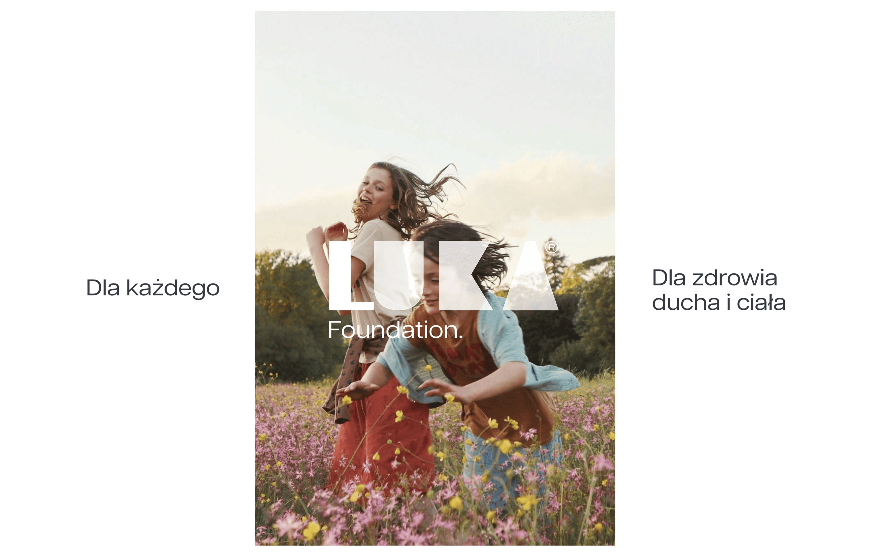 Projekt materiału promocyjnego dla fundacji przygotowany przez Stellar.Creative_ z nowoczesnym brandingiem i czytelną typografią.